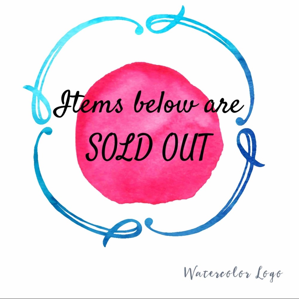 ⬇️SOLD OUT⬇️